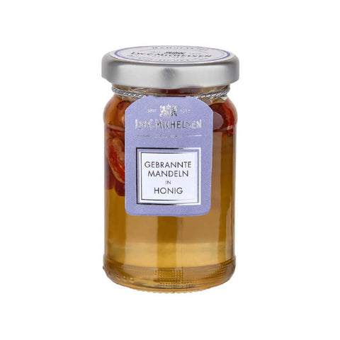 Gebrannte Mandeln in Honig