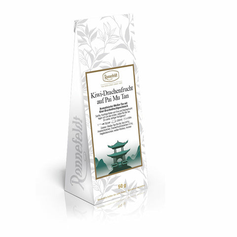 Ronnefeldt Kiwi-Drachenfrucht auf Pai Mu Tan Tee