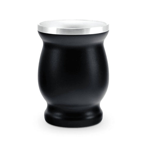 Caámate Mate Becher Edelstahl Schwarz