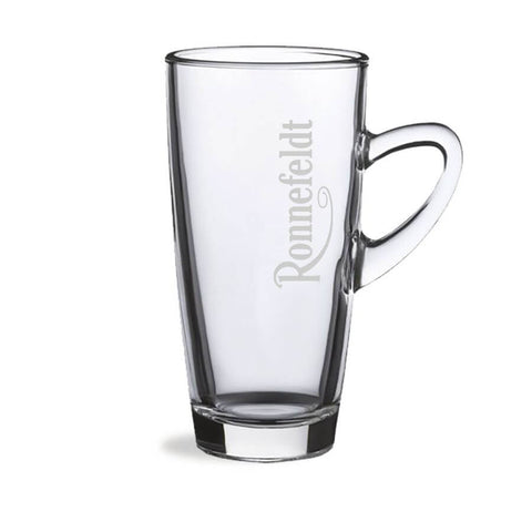 Ronnefeldt Teeglas mit Logo