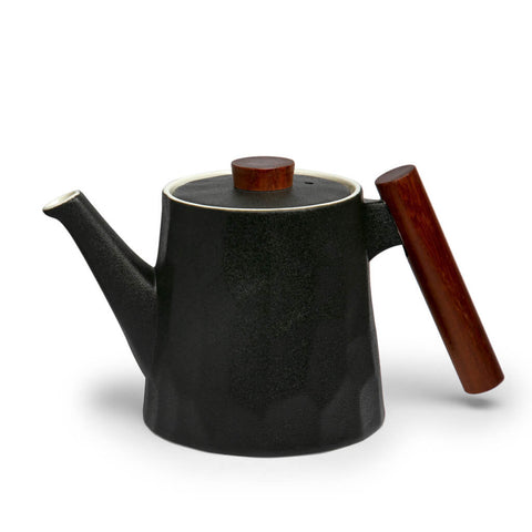 TeaLogic Teekanne Negra mit Holzgriff 1.200 ml