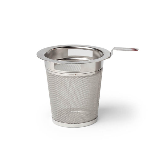 Teesieb mit Schlitz aus Edelstahl Größe M für Teekannen