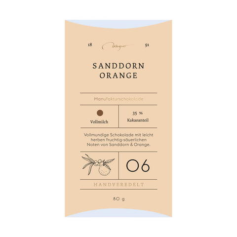 Wagner Manufaktur Schokolade Sanddorn Orange