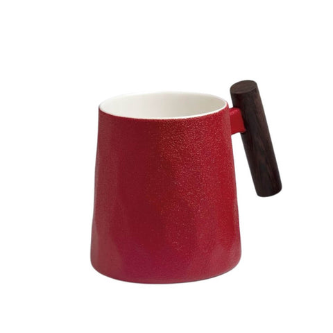 TeaLogic Becher Rouge mit Rosenholzgriff und Wabenmuster