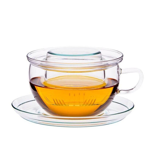 Trendglas Jena Teetasse TeaTime mit Glas-Teesieb