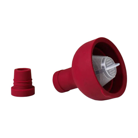 Deckel der Cold Brew Flasche für Mizudashi oder Eistee in Cranberry Rot von Hario