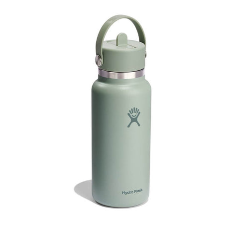 Hydro Flask Wide Mouth with Flex Straw Cap 32 oz (946 ml) in der Farbe Agave