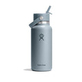 Hydro Flask Wide Mouth with Flex Straw Cap 32 oz (946 ml) in der Farbe SHale Gray