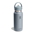 Hydro Flask Wide Mouth with Flex Straw Cap 32 oz (946 ml) in der Farbe SHale Gray