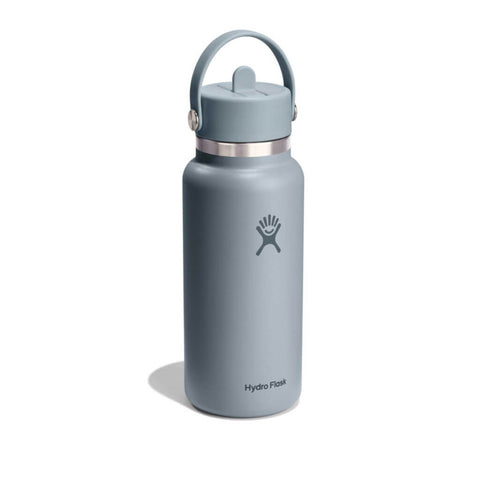 Hydro Flask Wide Mouth with Flex Straw Cap 32 oz (946 ml) in der Farbe SHale Gray