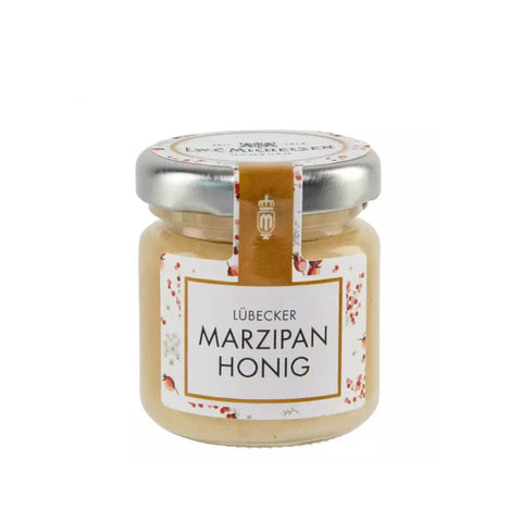Lübecker Marzipan Honig im kleinen Honigglas von L.W.C. Michelsen