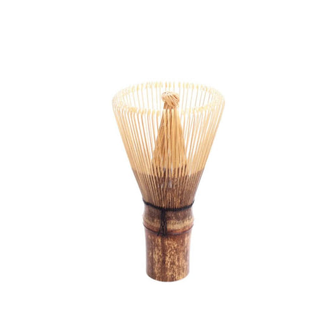 Matcha Besen (Chasen) Kuro aus schwarzem Bambus mit 80 Prongs (Zinken)
