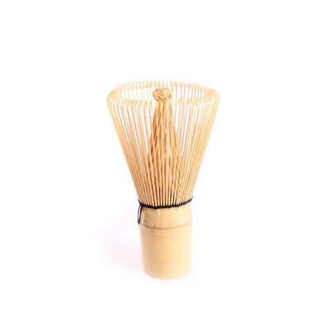 Matcha-Besen (Chasen) Shiro aus weißem Bambus mit 80 Prongs (Zinken)
