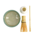 Tokyo Design Studio Matcha Set Kanegin Türkis mit Schale, Besen, Besenhalter und Löffel