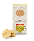 Elegant & English Butter Biscuits Lemon & Ginger