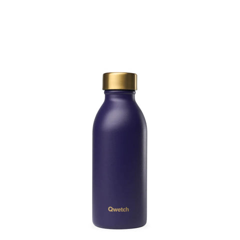 Qwetch Thermosflasche Icon Violett Gold