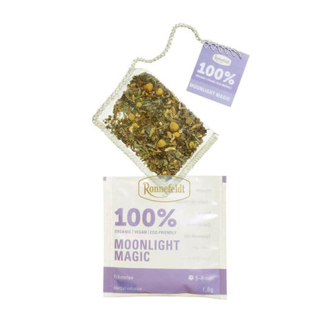 Ronnefeldt 100% Moonlight Magic – Kräutertee im Teebeutel mit -Geschmack in Bio-Qualität im Sachet