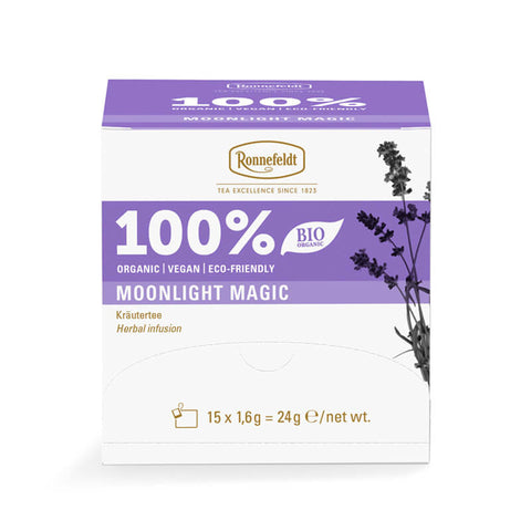 Ronnefeldt 100% Moonlight Magic – Kräutertee im Teebeutel mit -Geschmack in Bio-Qualität in der Verpackung