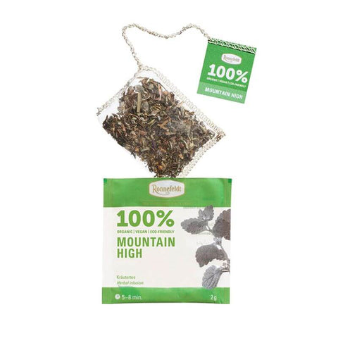 Ronnefeldt 100% Mountain High® – Kräutertee aus Bergkräutern in Bio-Qualität im Sachet