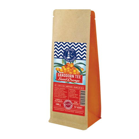 Avita Sanddorn Tee Sweet Orange – loser Früchtetee mit Sanddorn-Orangen-Geschmack