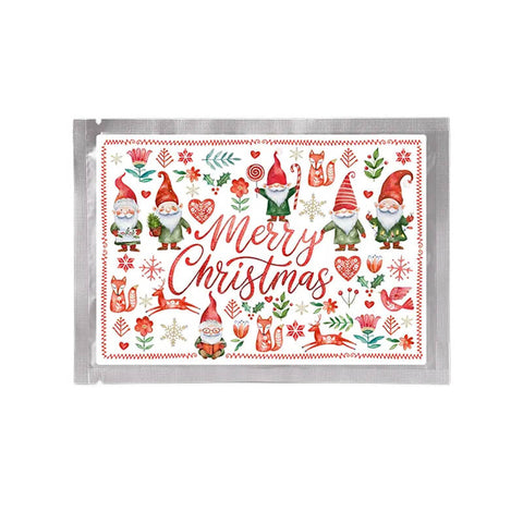 Tee-Postkarte Merry Christmas (Wichtelspaß) von Tee Maass