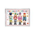 Tee-Postkarte Knackige Festtage von Tee Maass
