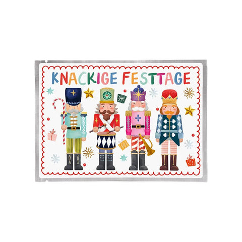Tee-Postkarte Knackige Festtage von Tee Maass