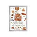 Tee Postkarte Lebkuchenbäckerei von Tee Maass mit losem Rooibos Tee