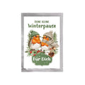 Tee Postkarte Winterpause von Tee Maass mit losem Früchtetee