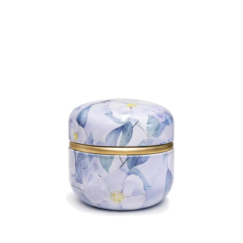 Teedose White Blossom im japanischen Stil (Chazutsu), ideal für Matcha und losen Tee mit einem Fassungsvermögen von 100 g von Goodwei
