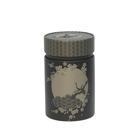 Teedose Komorebi Schwarz-Anthrazit von Eigenart