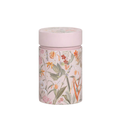 Teedose Mira in Rose mit farbenfrohem Blumen-Motiv und einem Fassungsvermögen von 150 g von Eigenart