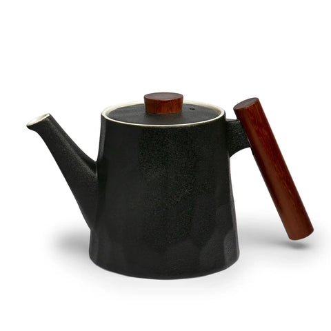 Teekanne Negra mit Rosenholzgriff