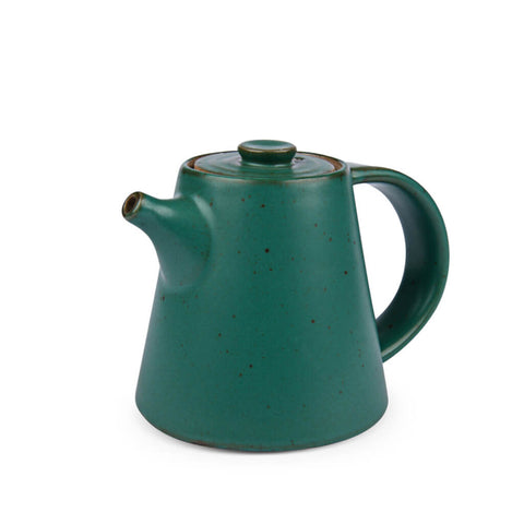 Teekanne Zen von Maoci in Petrolgrün mit Retro-Optik und einem Fassungsvermögen von 200 ml