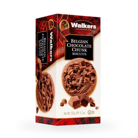 Walker's Belgian Chocolate Chunk Biscuits