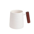 TeaLogic Becher Blanca mit Rosenholzgriff und Rillenmuster