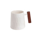 TeaLogic Becher Blanca mit Rosenholzgriff und Wabenmuster