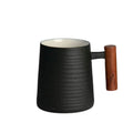 TeaLogic Becher Negra mit Rosenholzgriff und Rillenmuster