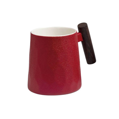 TeaLogic Becher Rouge mit Rosenholzgriff und Wabenmuster