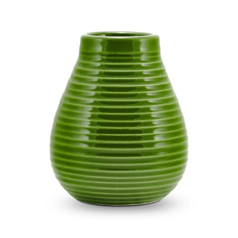 Mate-Becher Keramik Grün für Mate-Tee von Caámate
